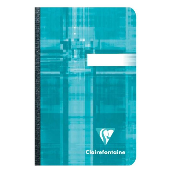 Carnet brochure dos toil&eacute; 9&times;14 cm 192 pages lign&eacute;