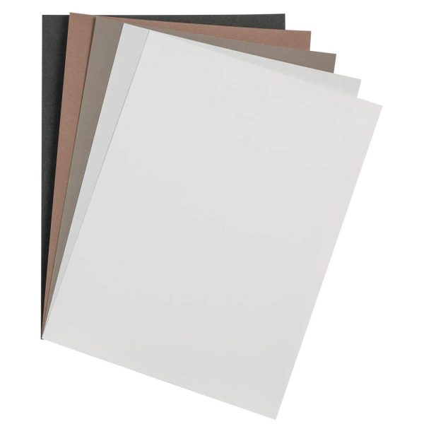 Pastelmat paquet 5F 50x70cm 360g assorti 5 couleurs