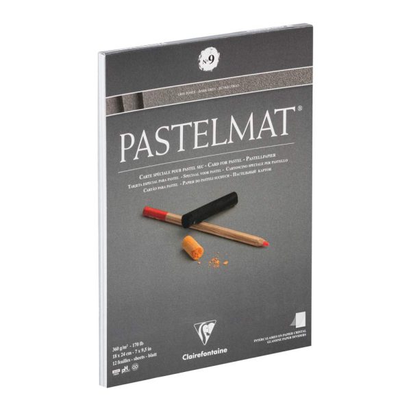 Pastelmat bloc coll&eacute; 12F 18x24cm 360g n&deg;9