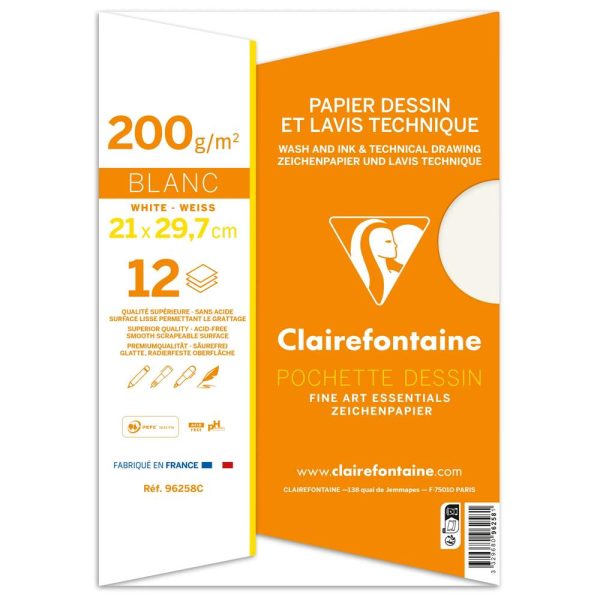 Dessin Technique pochette 12F A4 200g