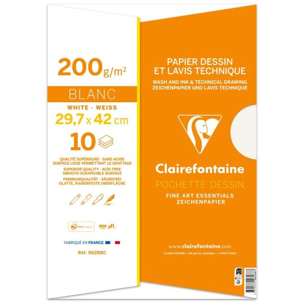 Dessin Technique pochette 10F A3 160g