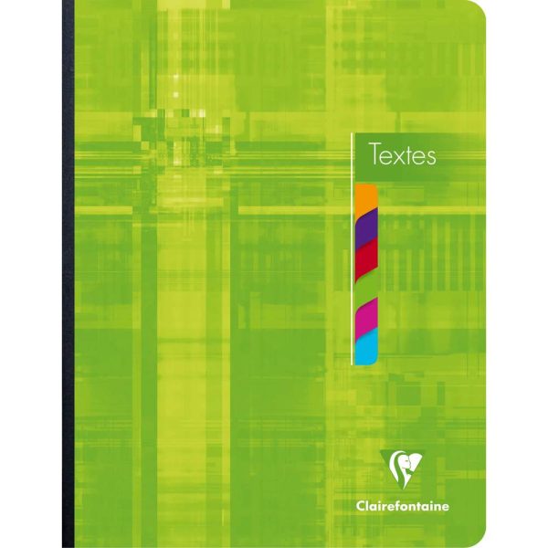 Cahier de textes brochure 17x22cm 144 pages grands carreaux Couleur al&eacute;atoire