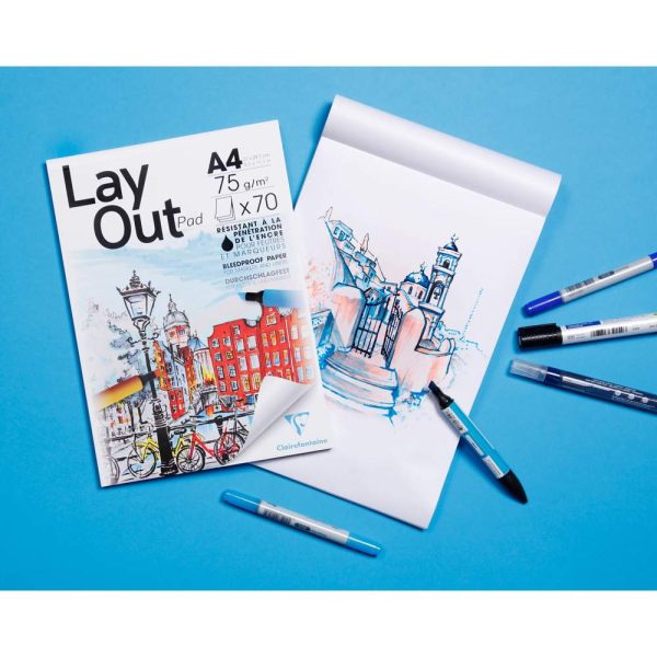 Layout bloc coll&eacute; 70F A3 70g