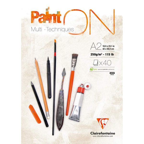 Paint&rsquo;ON bloc coll&eacute; 40F A2 250g