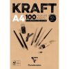 Kraft bloc coll&eacute; 100F A4 90g