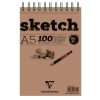 Sketch bloc spiral&eacute; 100F A5 90g