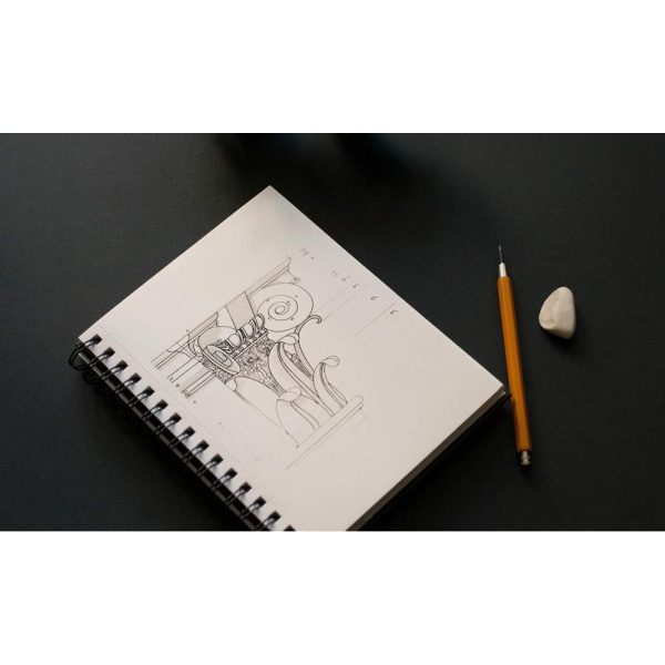 Album Esquisse carnet spiral&eacute; 100F 18x24cm 90g