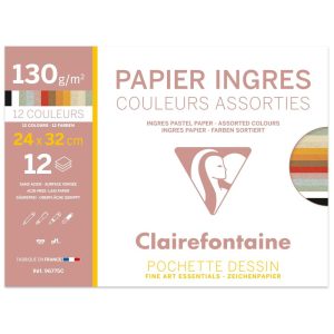 Ingres Pastel pochette 12F 24x32cm 130g
