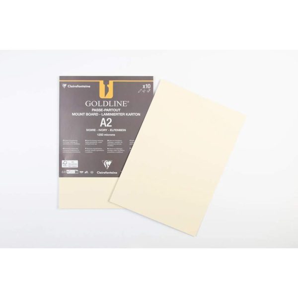 Goldline contrecoll&eacute; pour passe-partout paquet 10F A2 1,25mm