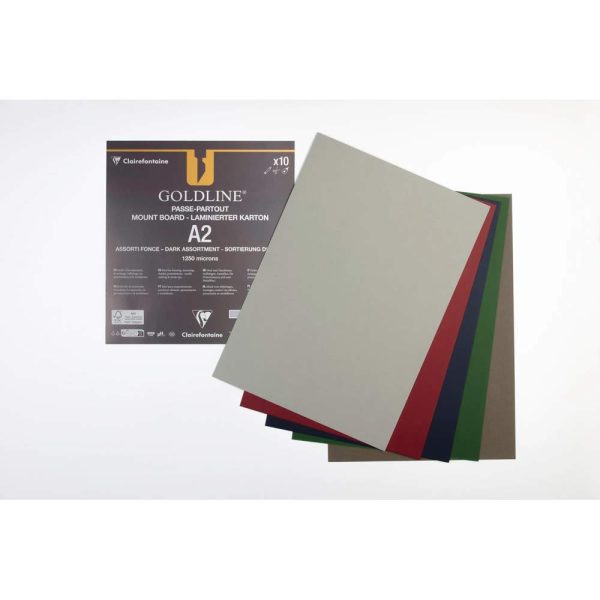 Goldline contrecoll&eacute; pour passe-partout paquet 10F A2 1,25mm
