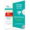 Papier Calque pochette 12+3F A4 70g