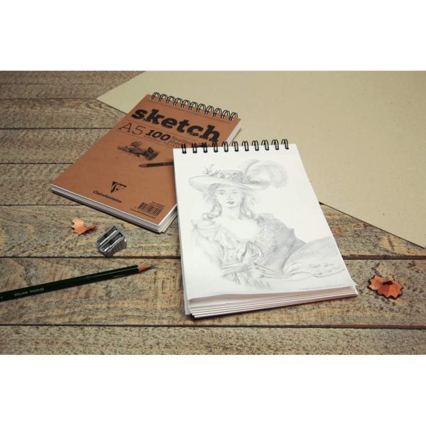 Sketch bloc spiral&eacute; 50F A3 90g