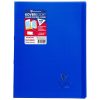 Cahier piqu&eacute; Koverbook A4 96 pages grands carreaux couverture polypropyl&egrave;ne transparent