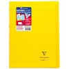 Cahier piqu&eacute; Koverbook A4 96 pages grands carreaux couverture polypropyl&egrave;ne transparent