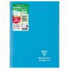 Cahier piqu&eacute; Koverbook A4 96 pages grands carreaux couverture polypropyl&egrave;ne opaque 100% recycl&eacute;
