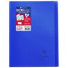 Cahier piqu&eacute; Koverbook A4 96 pages petits carreaux + marge couverture polypropyl&egrave;ne transparent