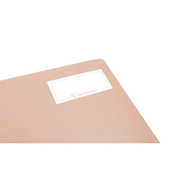 Cahier piqu&eacute; Koverbook Blush A4 96 pages lign&eacute; couverture polypropyl&egrave;ne opaque bicolore