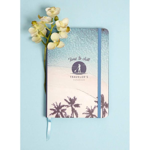 TRAVELER&rsquo;S NOTEBOOK, Carnet de 112 pages au format 12&times;17,5cm &ndash; Time to chill