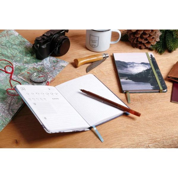 TRAVELER&rsquo;S NOTEBOOK, Carnet de 112 pages au format 12&times;17,5cm &ndash; Time to chill