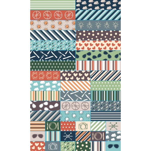TRAVELER&rsquo;S NOTEBOOK, Carnet de 112 pages au format 12&times;17,5cm &ndash; Time to chill