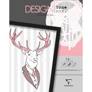 DESIGN HOME BOOK, Bloc de 12 feuilles 250g/m2 au format 13x17cm