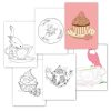 DESIGN HOME BOOK, Bloc de 12 feuilles 250g/m2 au format 21x30cm
