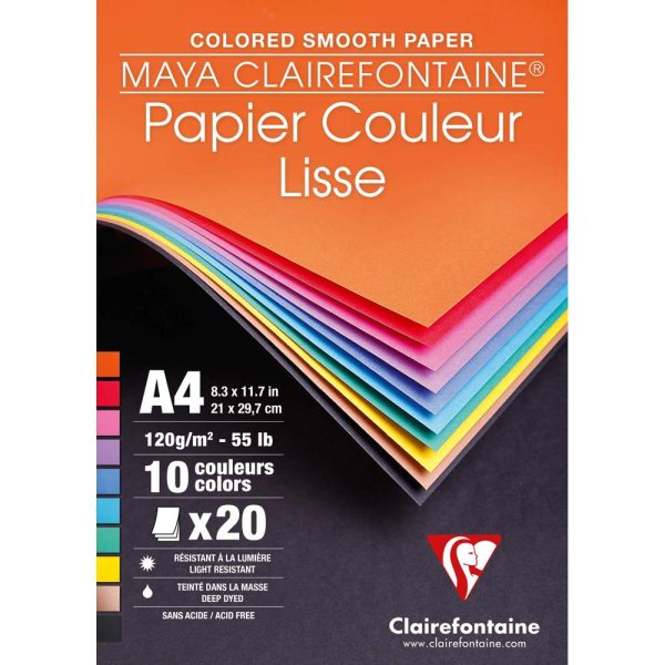Maya bloc coll&eacute; 20F A4 120g