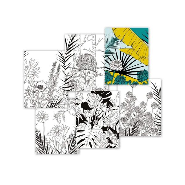 DESIGN HOME BOOK, Bloc de 12 feuilles 250g/m2 au format 13x17cm