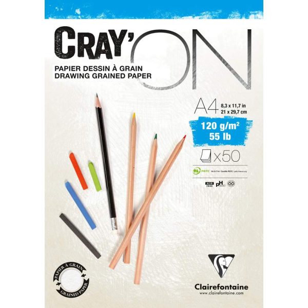 Cray&rsquo;ON bloc coll&eacute; 50F A4 120g