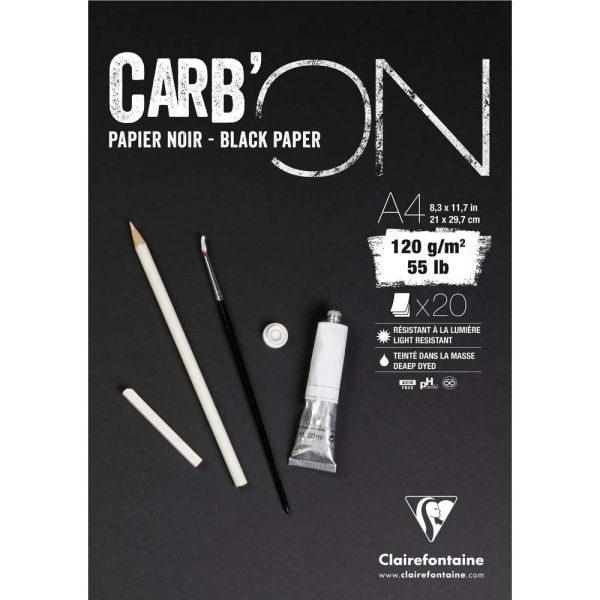 Carb&rsquo;ON bloc coll&eacute; 20F A4 120g