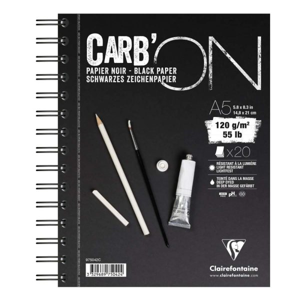 Carb&rsquo;ON bloc spiral&eacute; 20F A5 120g