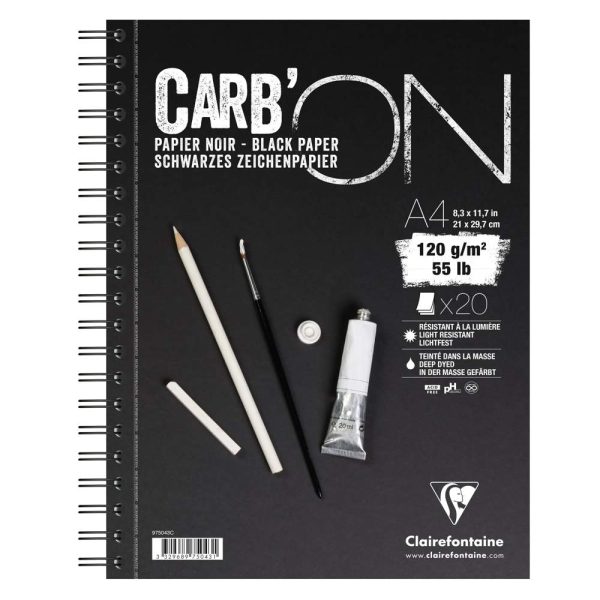 Carb&rsquo;ON bloc spiral&eacute; 20F A4 120g