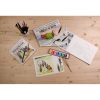 Aquarelle Pr&eacute;dessin&eacute; bloc coll&eacute; 12F A4 300g