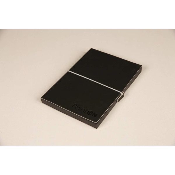 Paint&rsquo;ON Noir carnet cousu 32F A5 250g