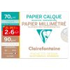 V&eacute;lin Millim&eacute;tr&eacute; pochette calque et millim&eacute;tr&eacute; 2x6F A4 70g