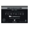 Fontaine Noir bloc coll&eacute; 4 c&ocirc;t&eacute;s 20F 14x21,6cm 300g grain fin