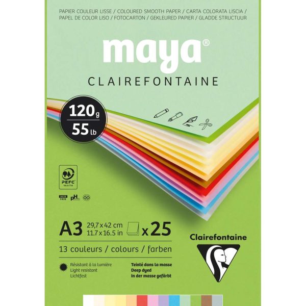 Maya bloc coll&eacute; 25F A3 120g