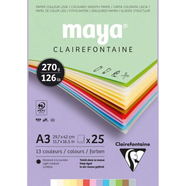 Maya bloc coll&eacute; 25F A3 270g