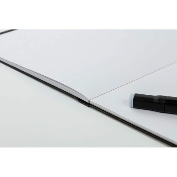 Layout double-face carnet ouverture &agrave; plat 25F A4 220g
