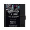PaintON Noir carnet cousu 32F 14x14cm 250g
