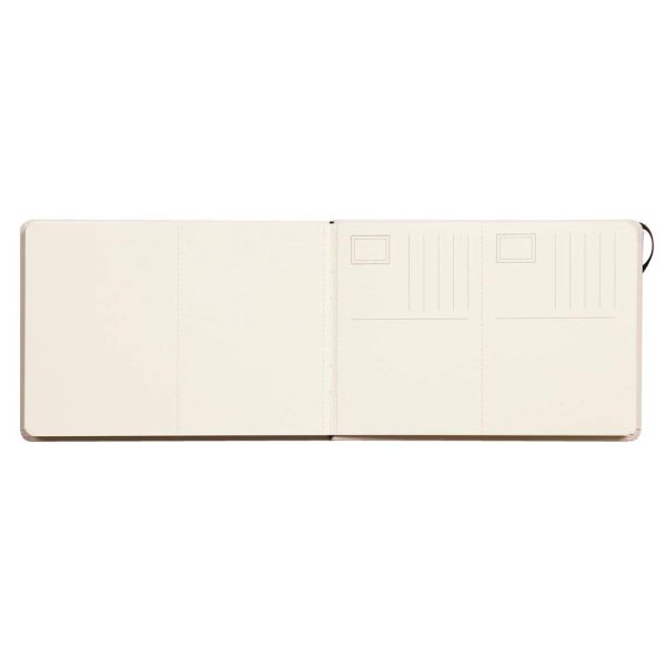 Fontaine Aquarelle carnet cousu 24F A5 300g grain satin&eacute; (cartes postales)