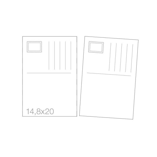 Fontaine Aquarelle carnet cousu 24F A5 300g grain satin&eacute; (cartes postales)