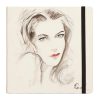 Fontaine Aquarelle carnet cousu 24F 21x21cm 300g grain satin&eacute; (cartes postales)