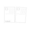 Etival Aquarelle carnet cousu 24F A5 300g grain fin (cartes postales)