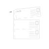 Etival Aquarelle carnet cousu 24F 21x21cm 300g grain fin (cartes postales)