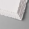 Fontaine paquet 4 bords frang&eacute;s 25F 56x76cm 300g grain torchon