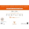 Fontaine paquet 5F 56x76cm 300g grain satin&eacute; 2 bords frang&eacute;s