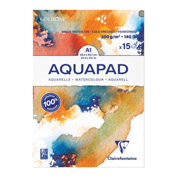 Goldline Aquapad bloc coll&eacute; 15F A1 300g