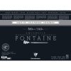 Fontaine Noir paquet 4 bords frang&eacute;s 5F 56x76cm 300g grain fin