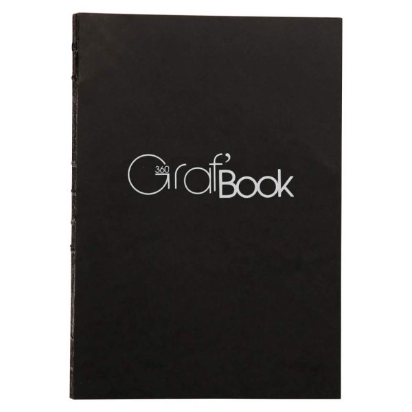 Graf&rsquo;Book 360&deg; carnet cousu dos brut 100F A5 100g F